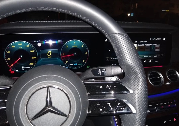 Mercedes-Benz Klasa E cena 209500 przebieg: 38500, rok produkcji 2022 z Rzeszów małe 67